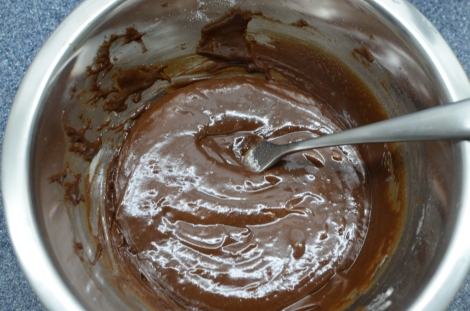 Nutella Brownies: Mixture